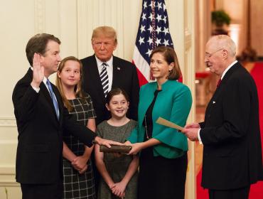 The Swearing-in Ceremony of the Honorable Brett M. Kavanaugh © The White House/Flickr