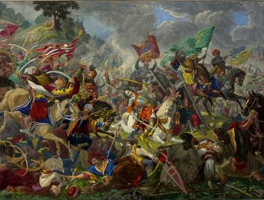 The Battle of Breadfield by Eduard Gurk © Wikimedia Commons [public domain]